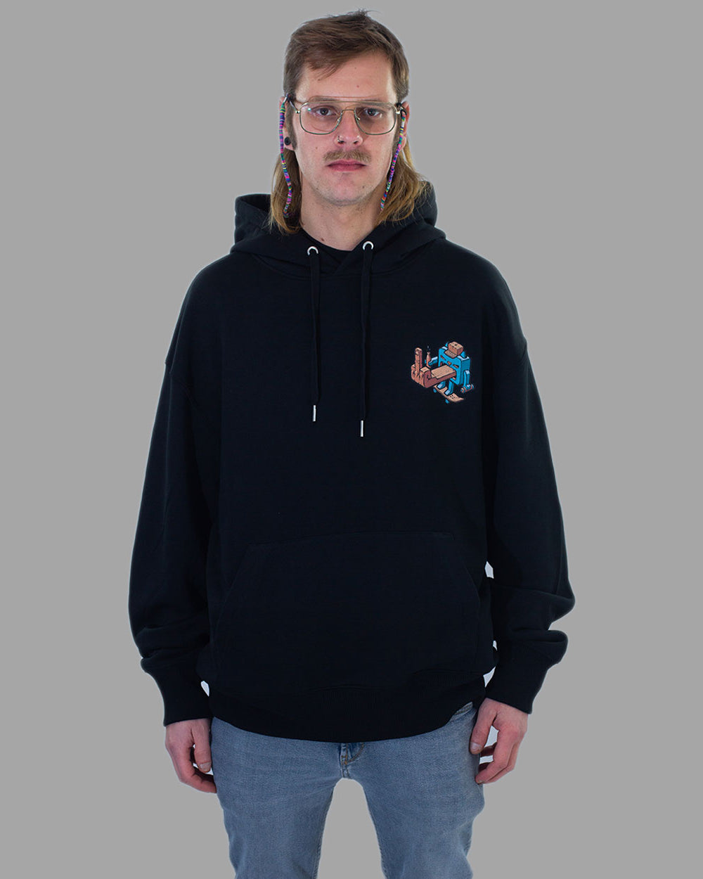PHIKA Figga Finga Hood Hoodie Ansicht 2 - Back To The Streets