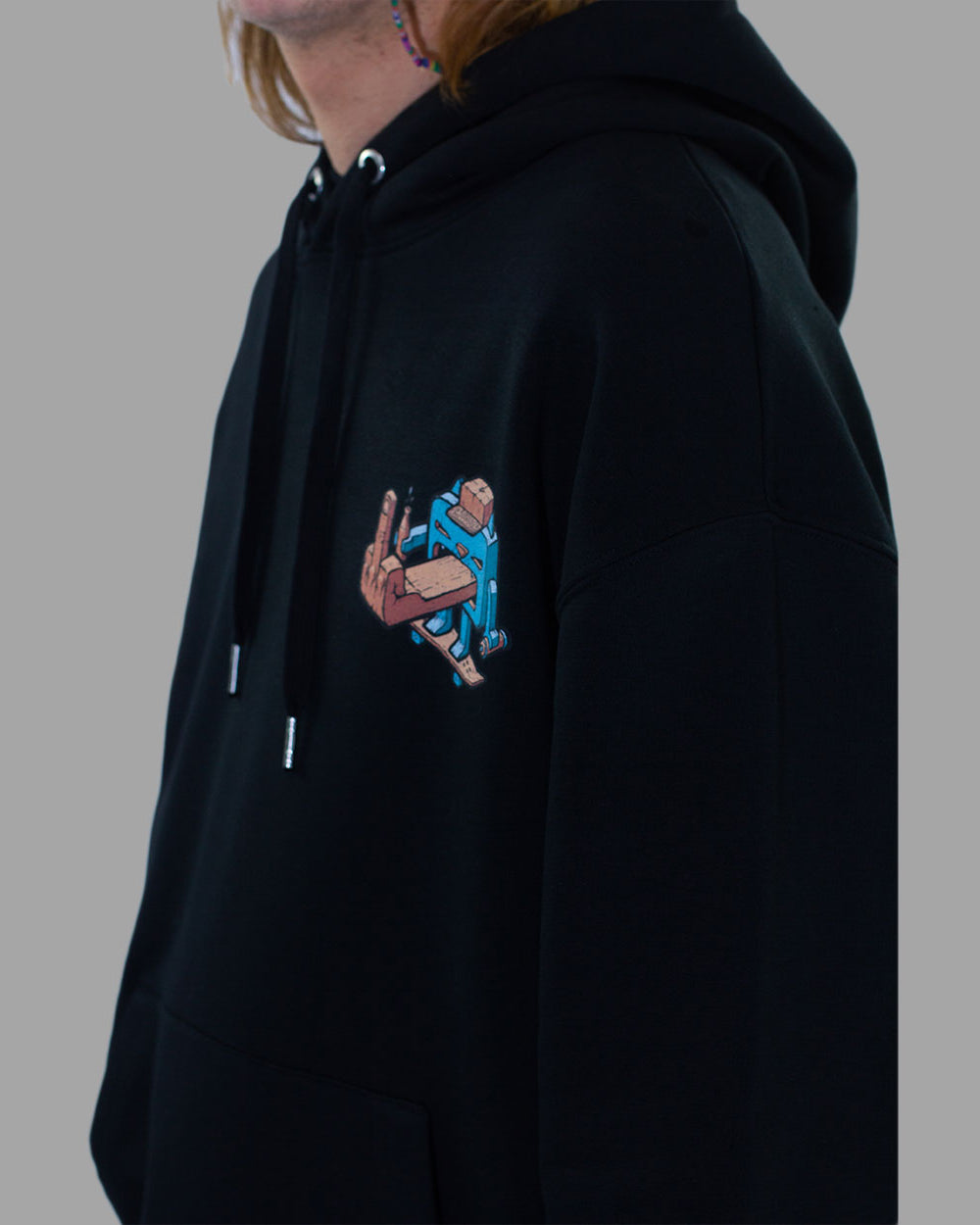 PHIKA Figga Finga Hood Hoodie Ansicht 5 - Back To The Streets