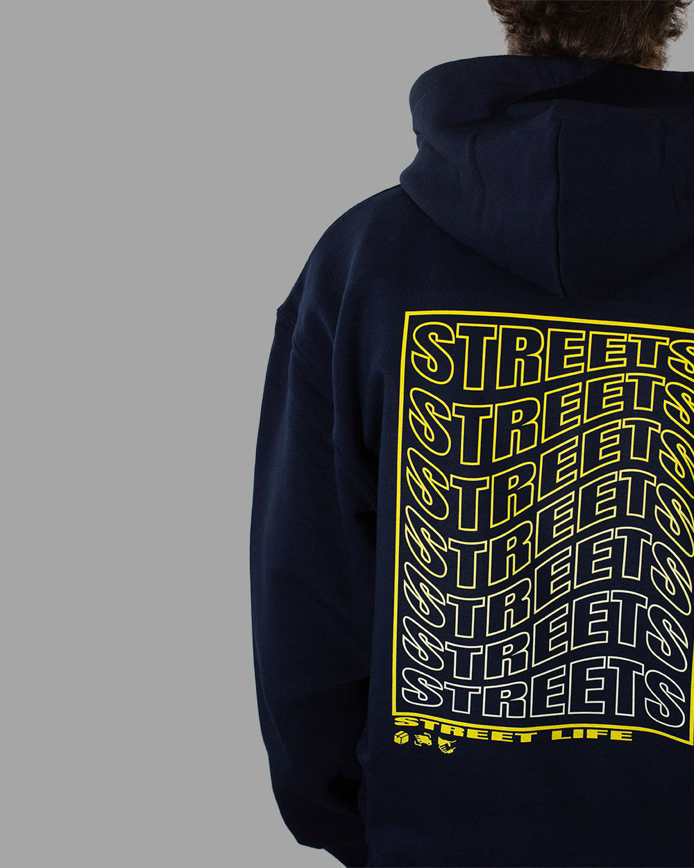 Wavy Hood Hoodie Ansicht 4 - Back To The Streets